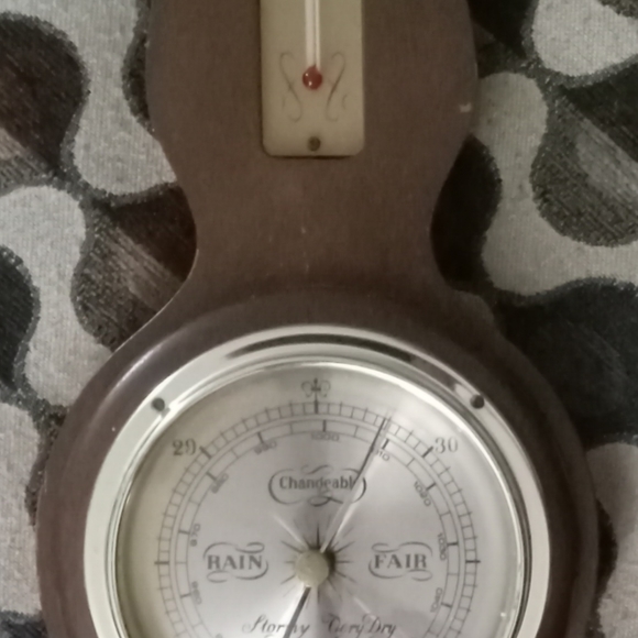 Jason Barometer For Weather Forecasting Mid Century Japan aprox. 20"Long - Picture 11 of 15